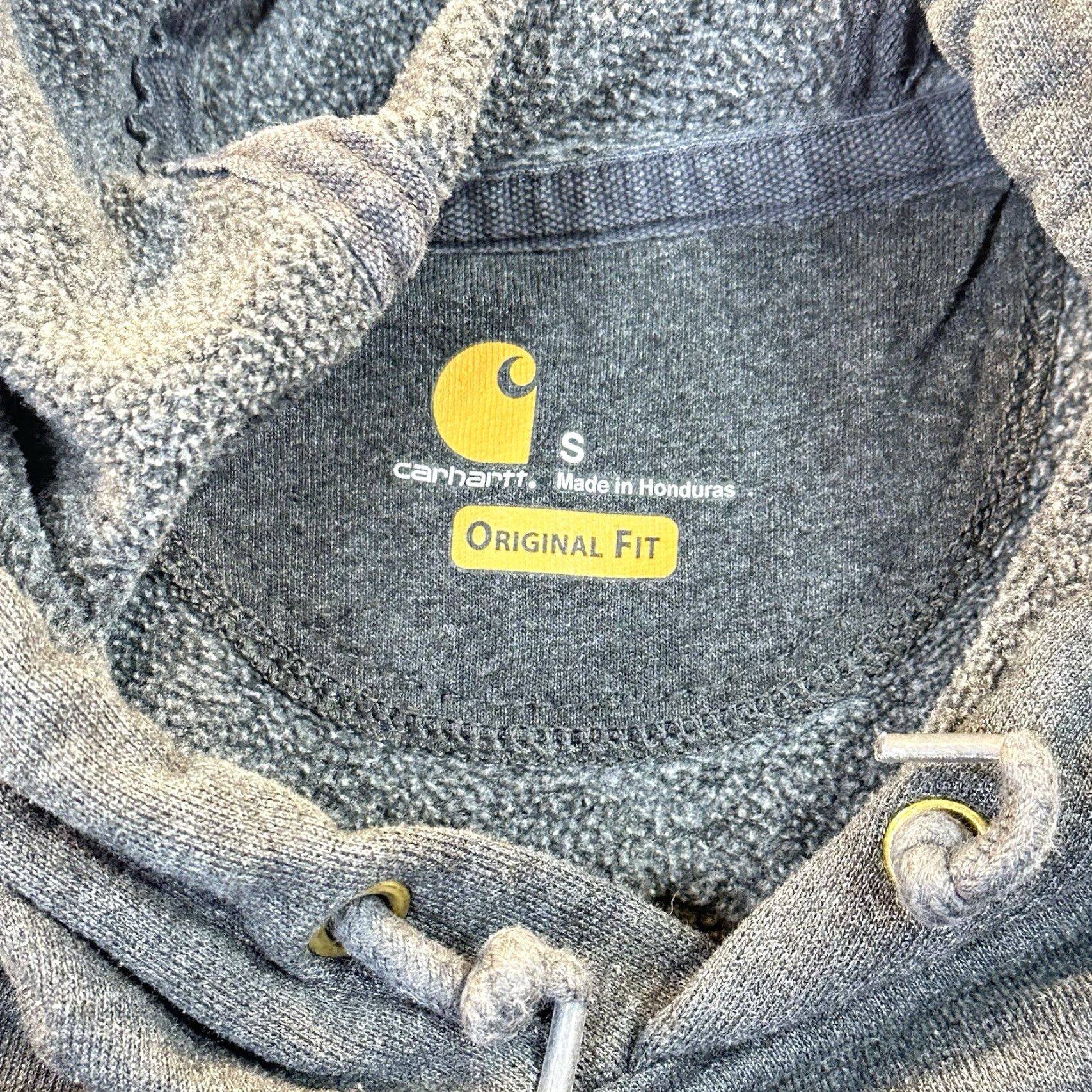 Carhartt VINTAGE Carhartt K121-026 Pullover Hoodie Regular Fit Black Men's Small Hoodie Logo Kangaroo Pocket Size US S / EU 44-46 / 1 - 4 Thumbnail