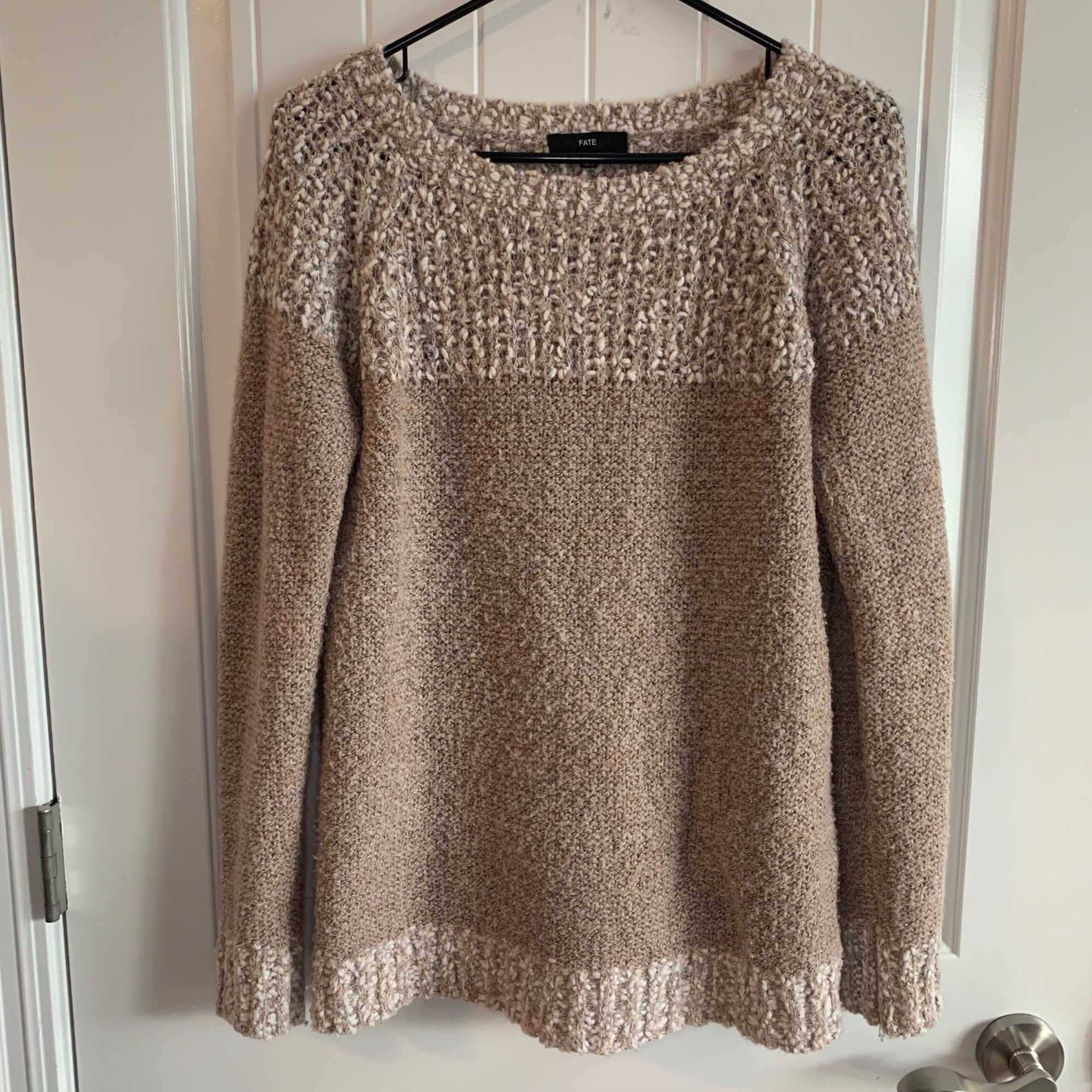 Other Fate Clairina Textured Knit Blush Pullover Sweater Small Size S / US 4 / IT 40 - 2 Thumbnail