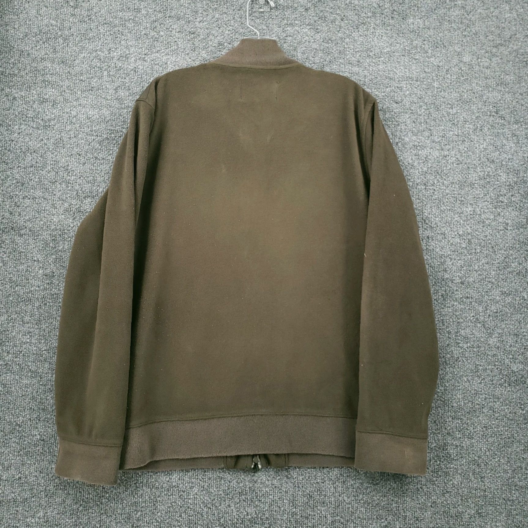 Banana Republic Banana Republic Jacket Mens L Brown Fleece Full Zip Mock Neck Outdoor Size US L / EU 52-54 / 3 - 2 Thumbnail