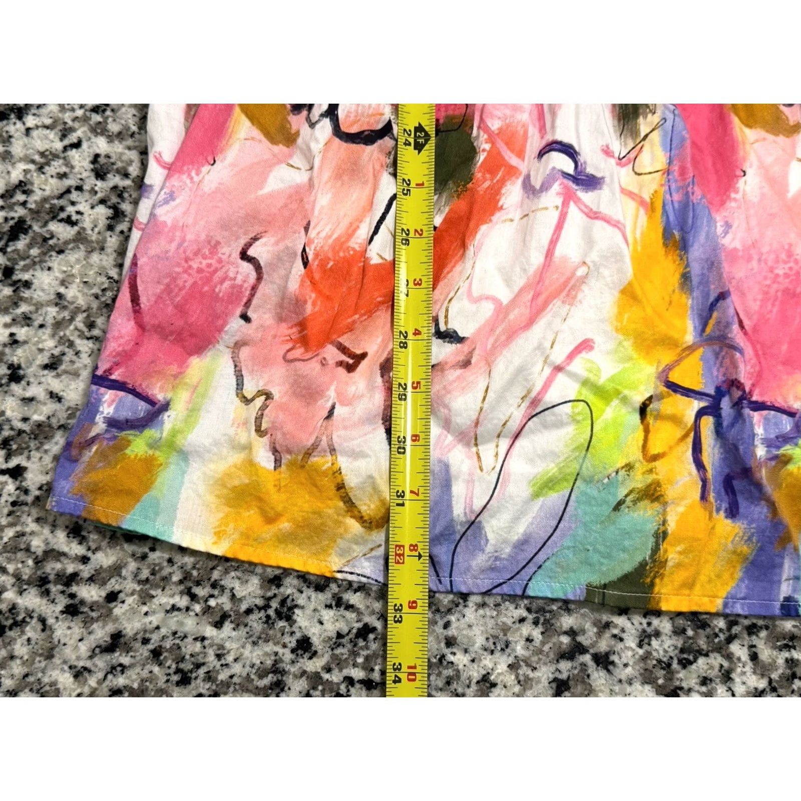 Vintage CROSBY by Mollie Burch Bradshaw Mini Dress Sleeveless Plunge Pool Size S Knee Woman Regular Cotton Size S / US 4 / IT 40 - 6 Thumbnail