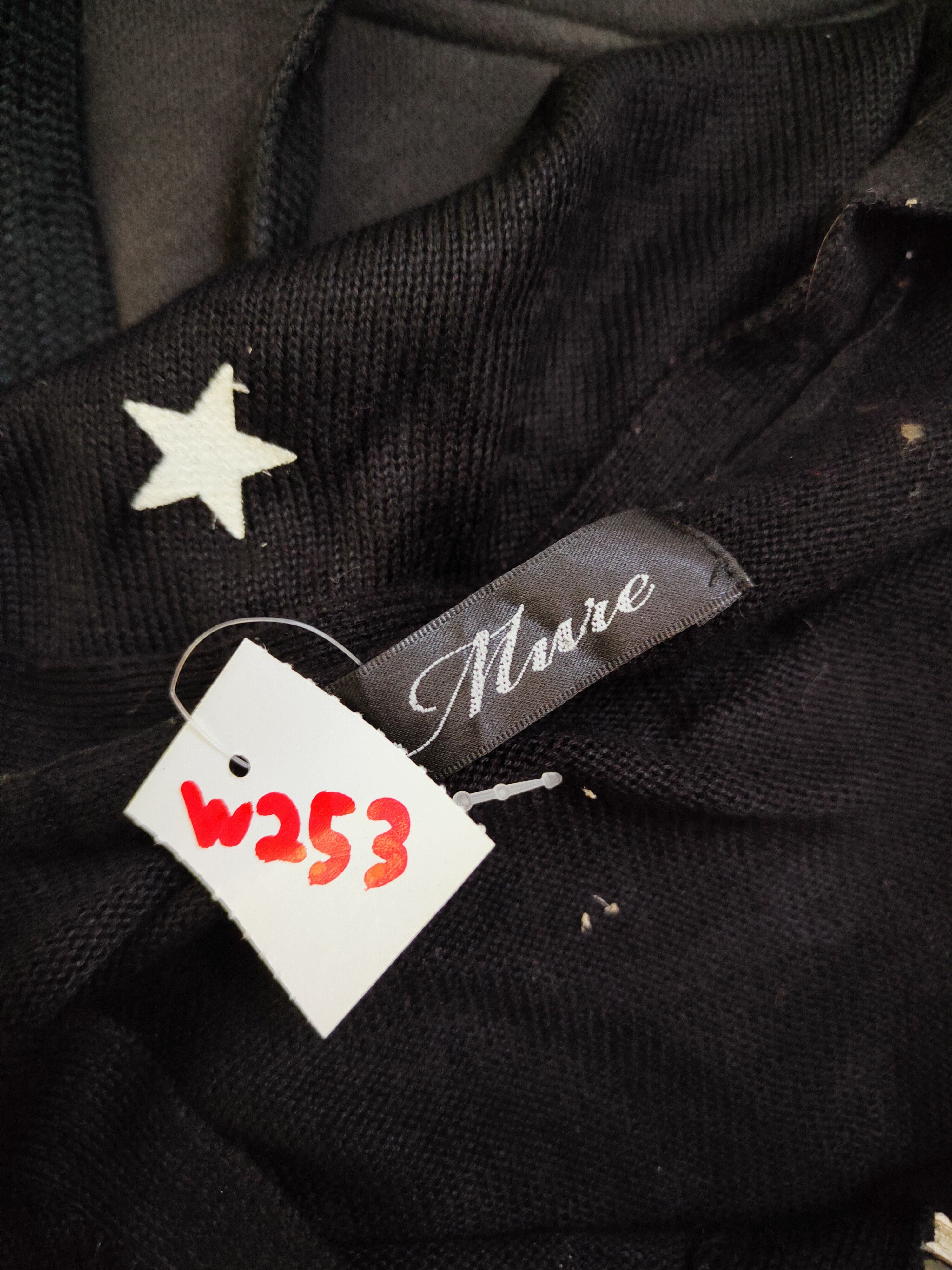 Japanese Brand × Vintage Mure Black Star Knitwear Cardigan #W253 Size M / US 6-8 / IT 42-44 - 13 Thumbnail