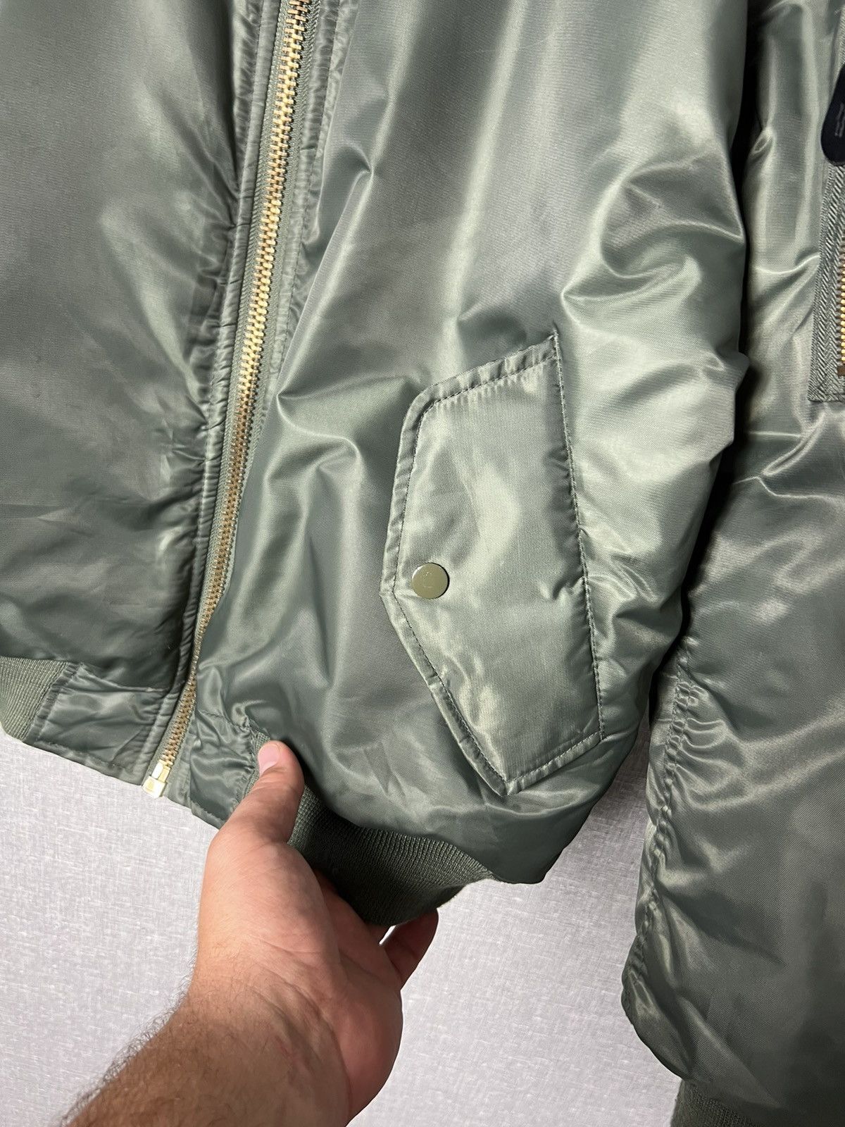 Vintage Vintage USAF MA1 Flyer’s Nylon Bomber USA Jacket Size US M / EU 48-50 / 2 - 5 Thumbnail