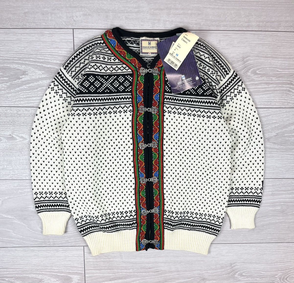 Dale Of Norway New! Dale Of Norway Metal Button Wool Cardigan Sweater Size US M / EU 48-50 / 2 - 1 Thumbnail