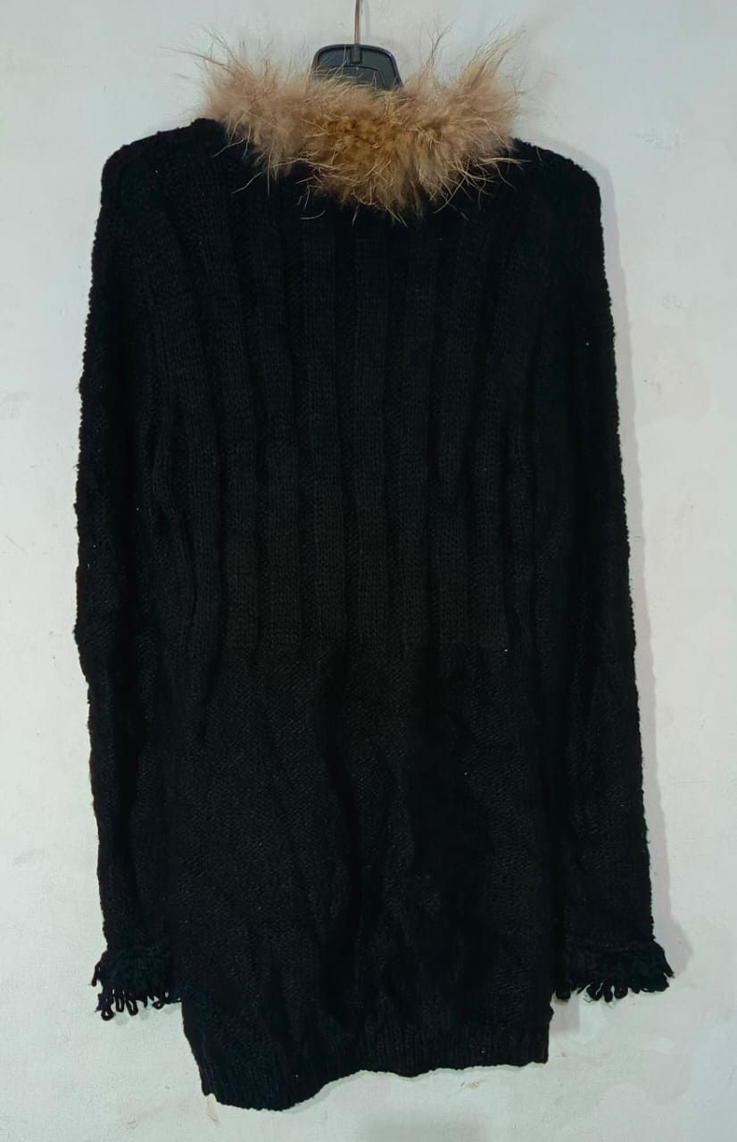 If Six Was Nine 2000's Japan Indian Fish Knit Fur Size L / US 10 / IT 46 - 2 Thumbnail