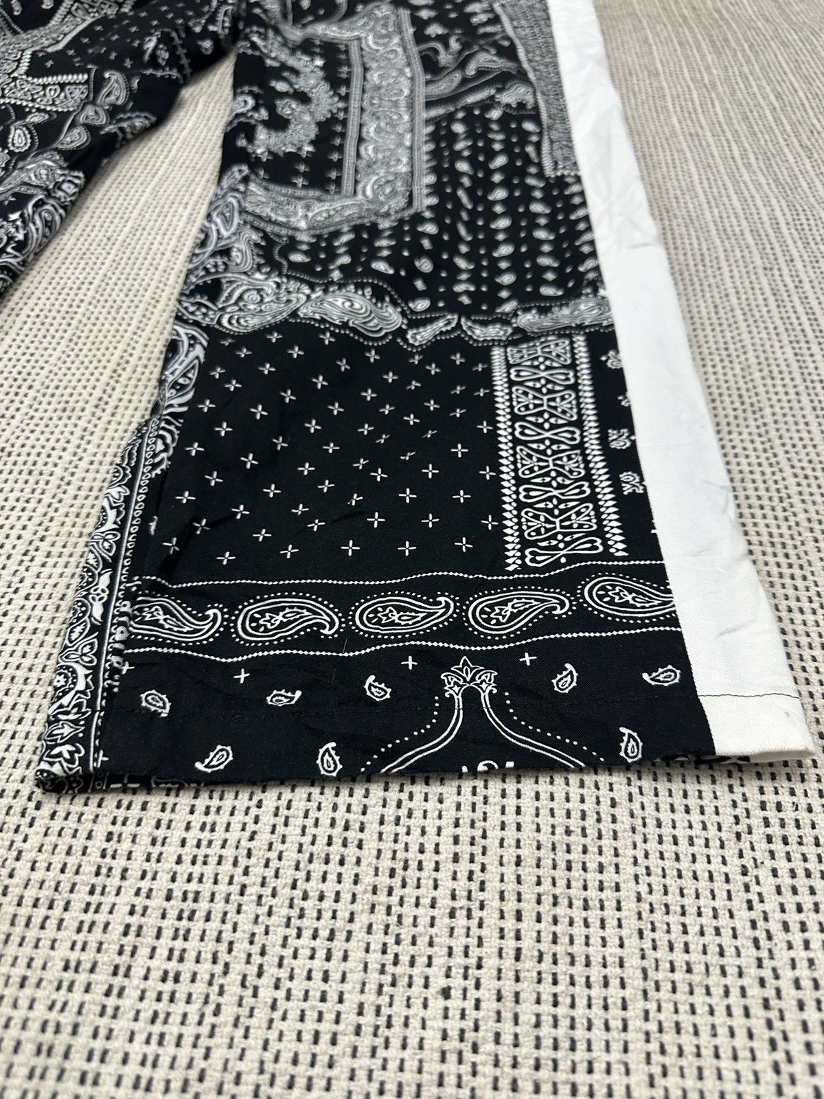 Japanese Brand × monkey time 🔥🔥🔥Monkey Time Paisleys Pants / Trousers Size US 35 - 5 Thumbnail