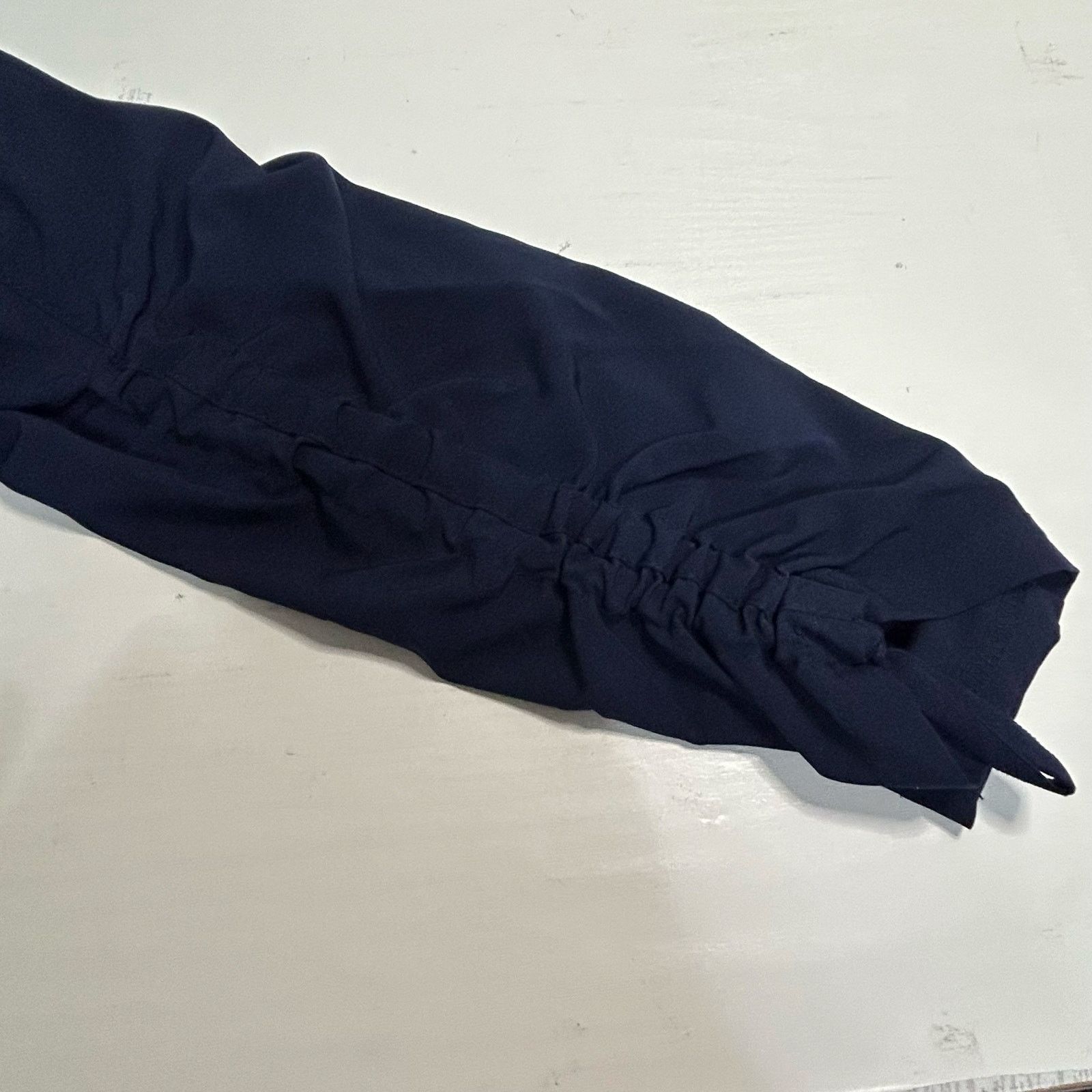 Tek Gear Tek Gear Navy Cropped Joggers Cinch Hem Zipper Pockets XL Size 26" / US 2 / IT 38 - 8 Thumbnail