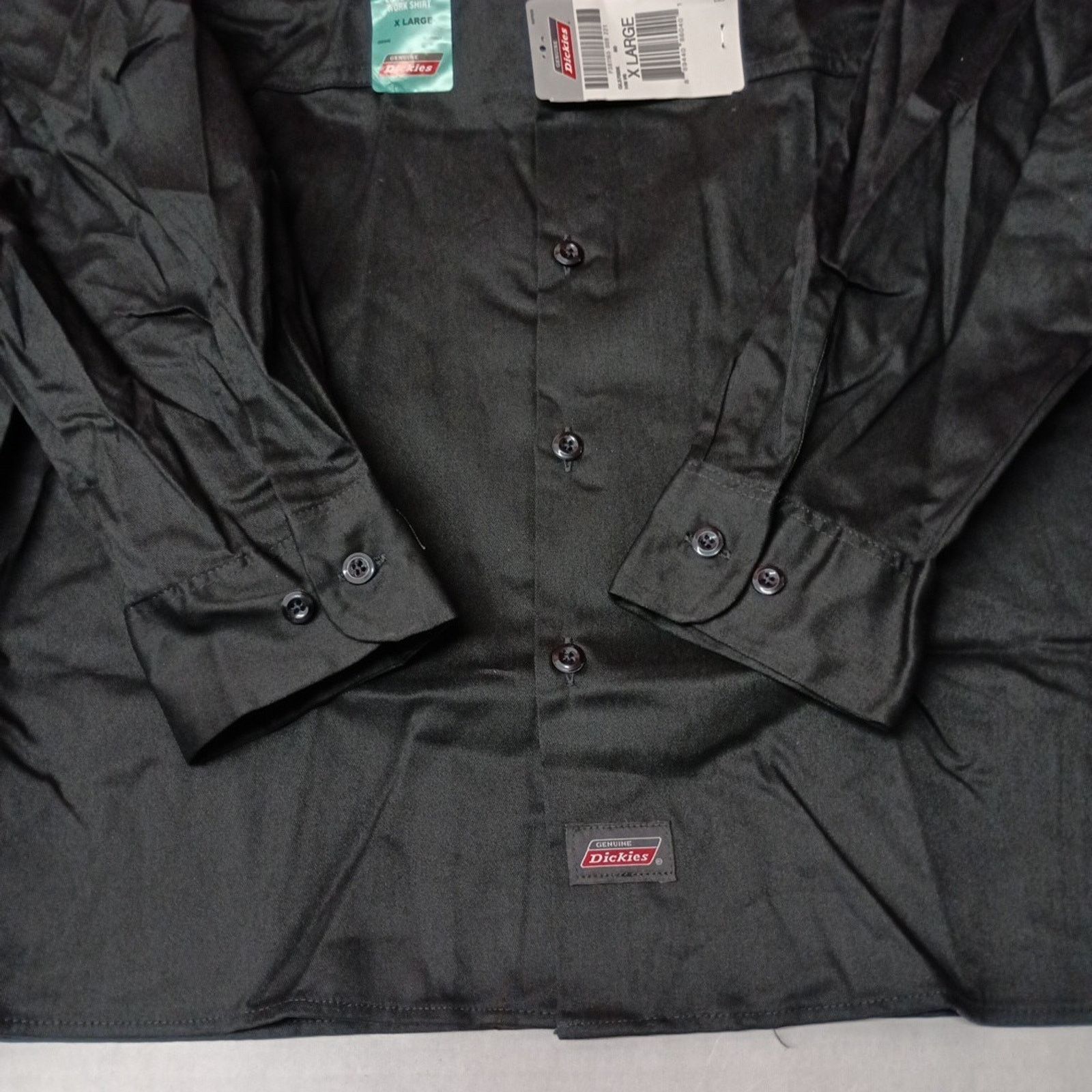 Dickies Dickies Work Shirt Men's Size XL Black Temp Control L/S New Size US XL / EU 56 / 4 - 2 Thumbnail