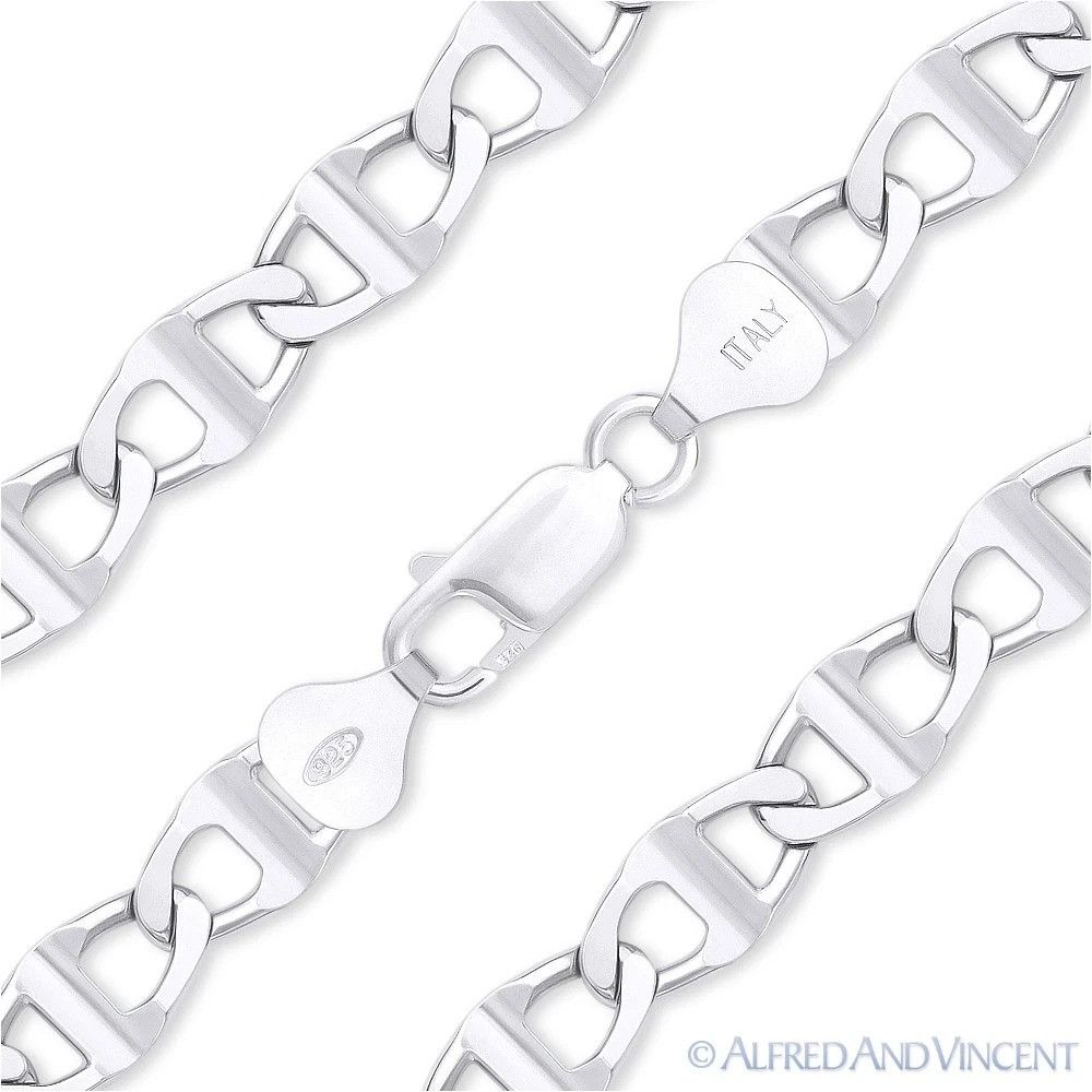 Other 6.8mm RPM Squash Link Italian Chain Bracelet - 7" Size ONE SIZE - 1 Thumbnail