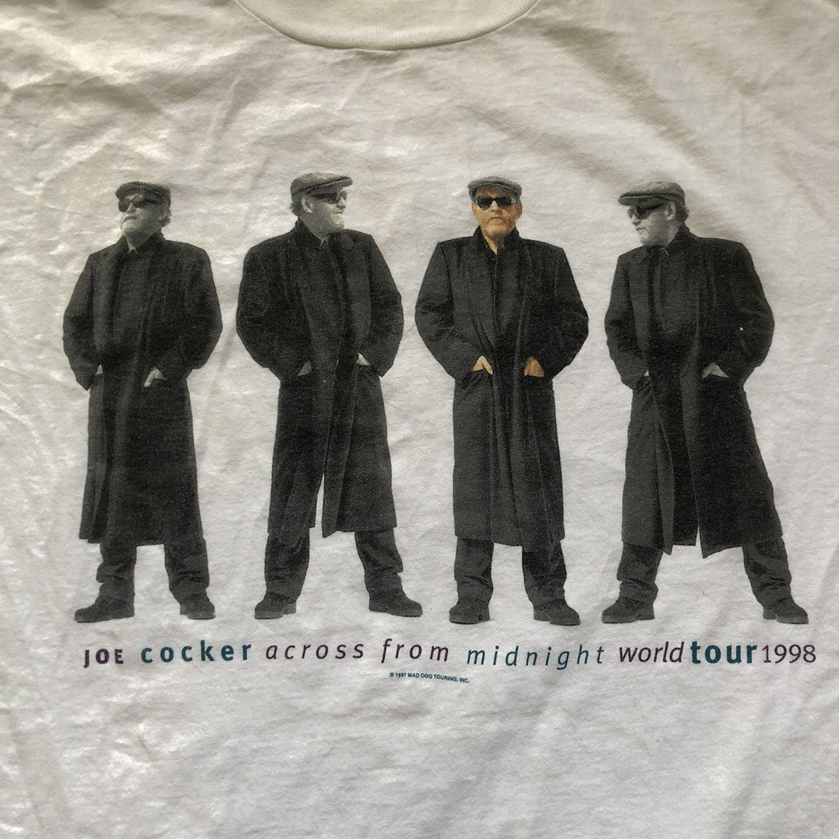 Band Tees × Vintage Vintage 90’s Joe Cocker tour tee Size US L / EU 52-54 / 3 - 1 Thumbnail