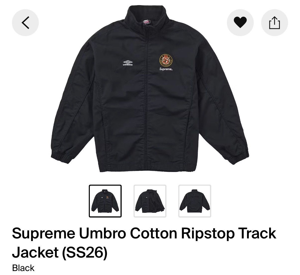 Supreme × Umbro Supreme x Umbro Supremax Track Jacket | Grailed