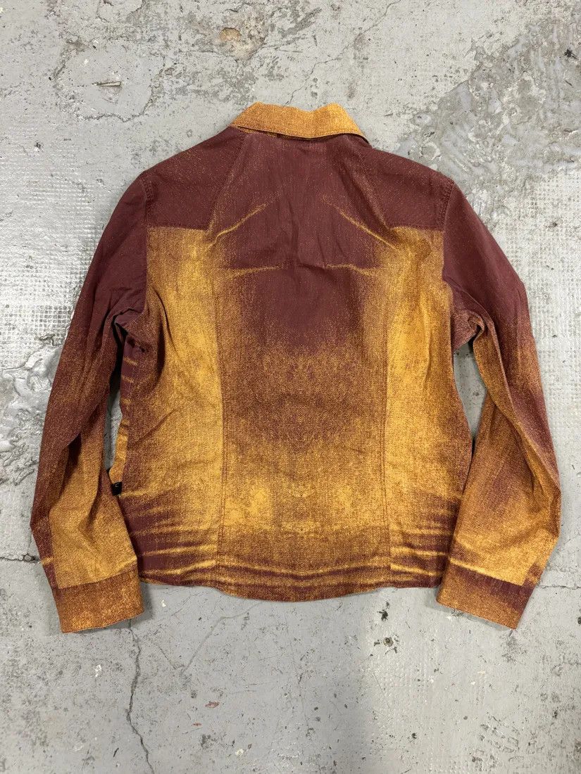 Designer × Roberto Cavalli × Vintage SS2004 Cavalli Sunset Purple & Orange Vitality Shirt Size US XS / EU 42 / 0 - 3 Thumbnail