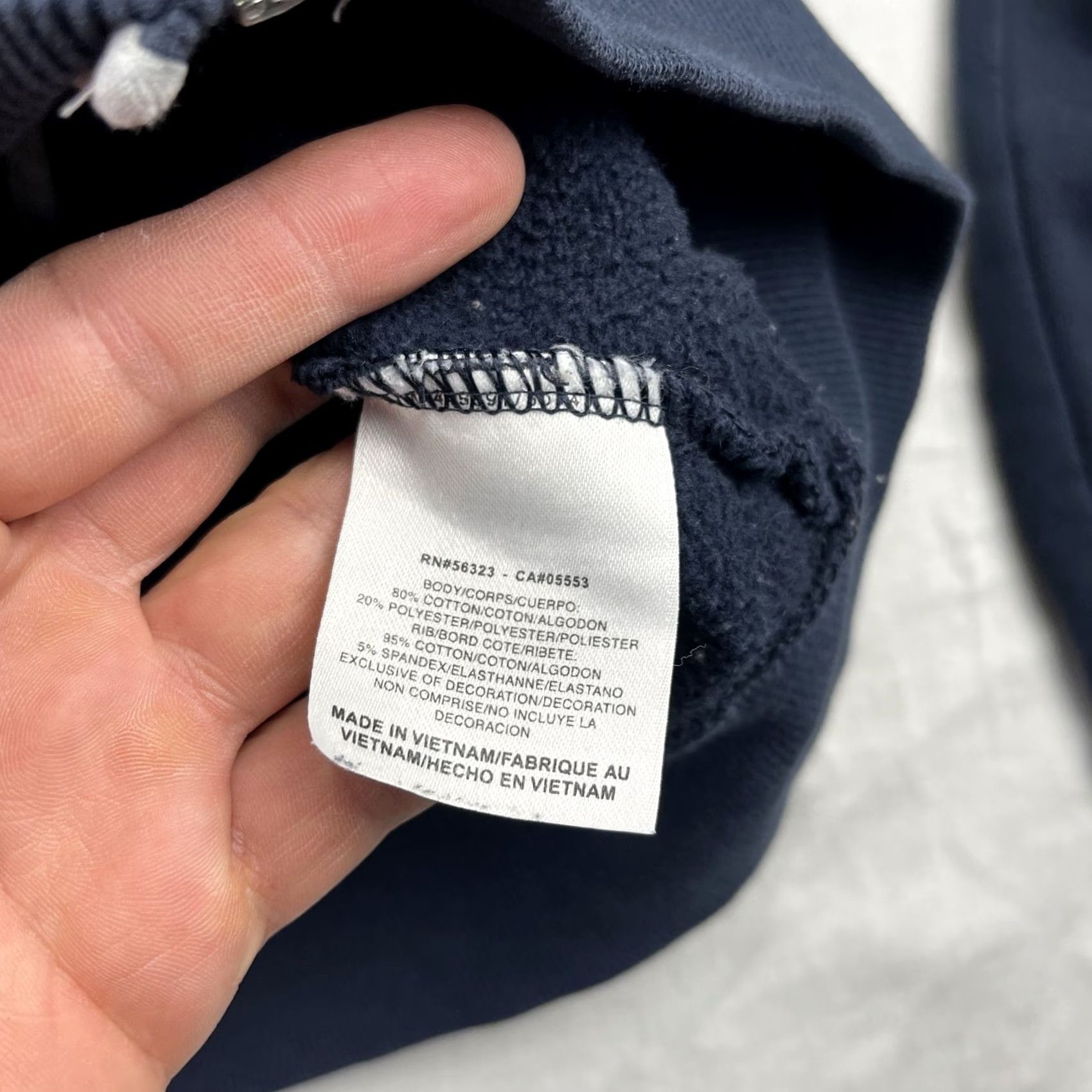 Nike Nike Hoodie Womens Medium Navy Full Zip Fleece USA Olympics London Style: Hooded Pockets Casual Activewear Size M / US 6-8 / IT 42-44 - 7 Thumbnail