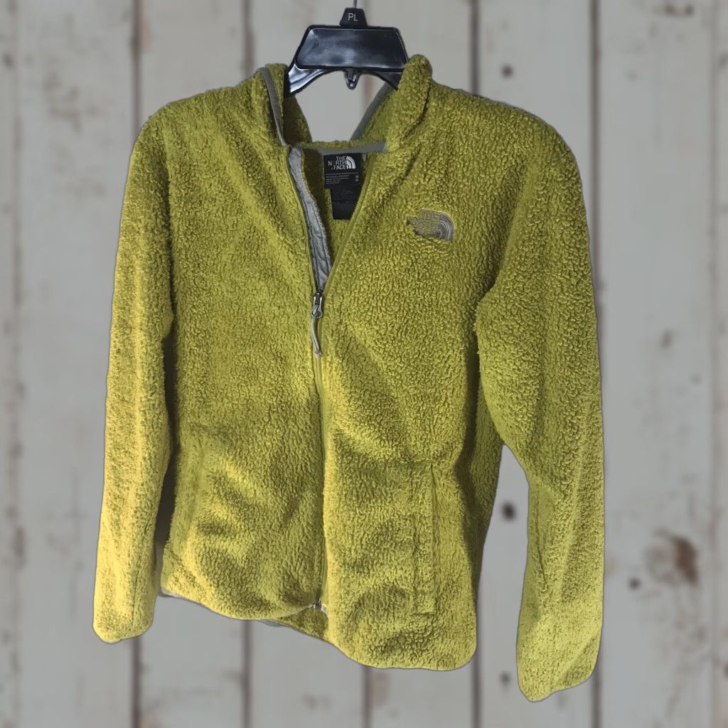 The North Face VINTAGE? No. The North Face Yellow Fleece Jacket Hooded Women M Size M / US 6-8 / IT 42-44 - 1 Thumbnail