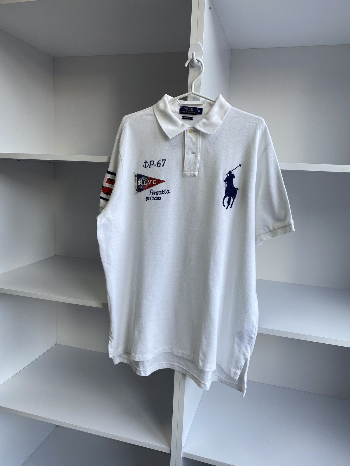 Polo Ralph Lauren × Vintage Vintage Polo Ralph Lauren Polo tee Size US XL / EU 56 / 4 - 3 Thumbnail