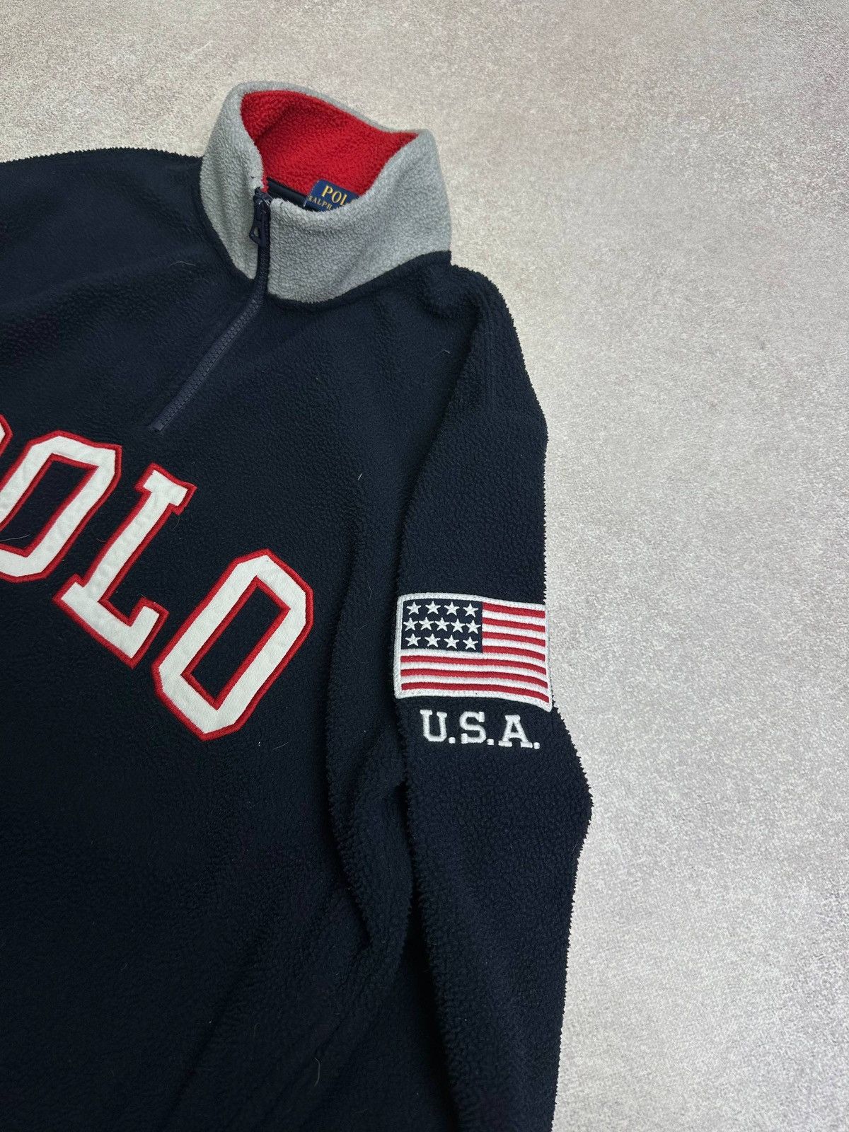 Polo Ralph Lauren Vintage Polo Ralph Lauren RRL USA Fleece Retro Sherpa Jacket Size US M / EU 48-50 / 2 - 3 Thumbnail