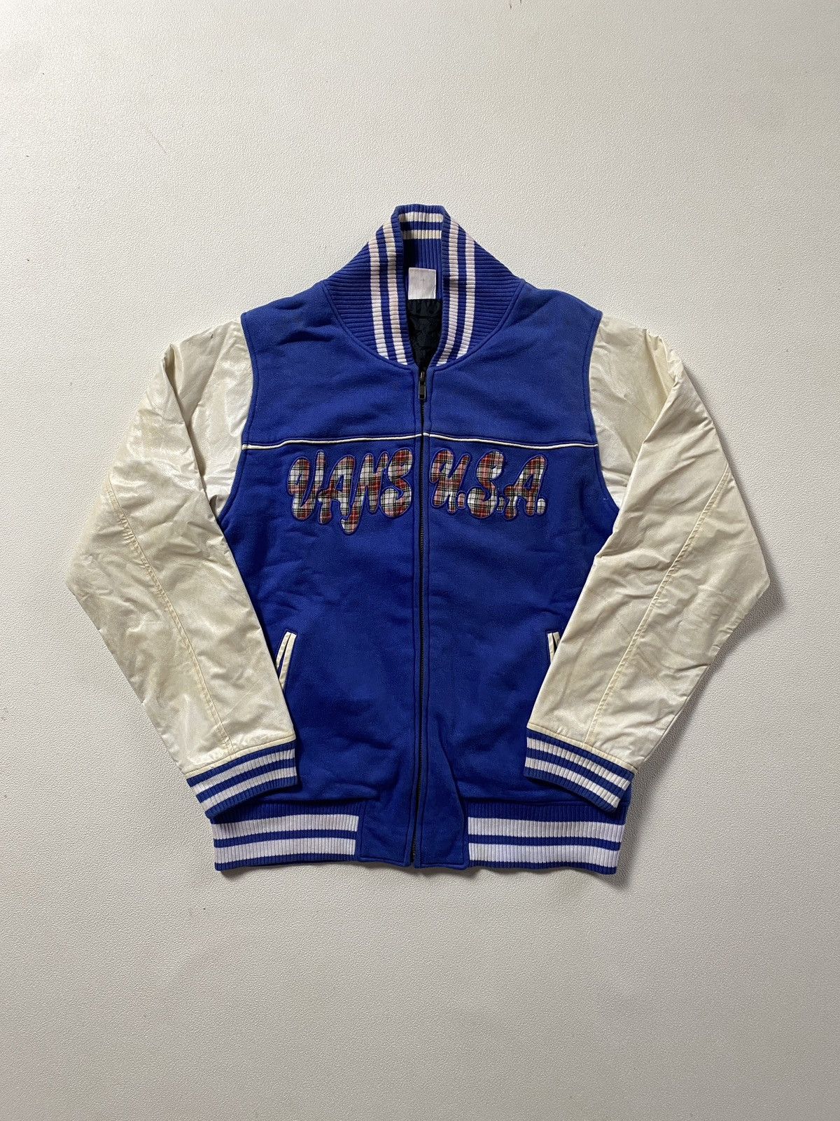 Vans Vintage 90s Vans Varsity Jacket VANS USA Logo Size US M / EU 48-50 / 2 - 1 Thumbnail