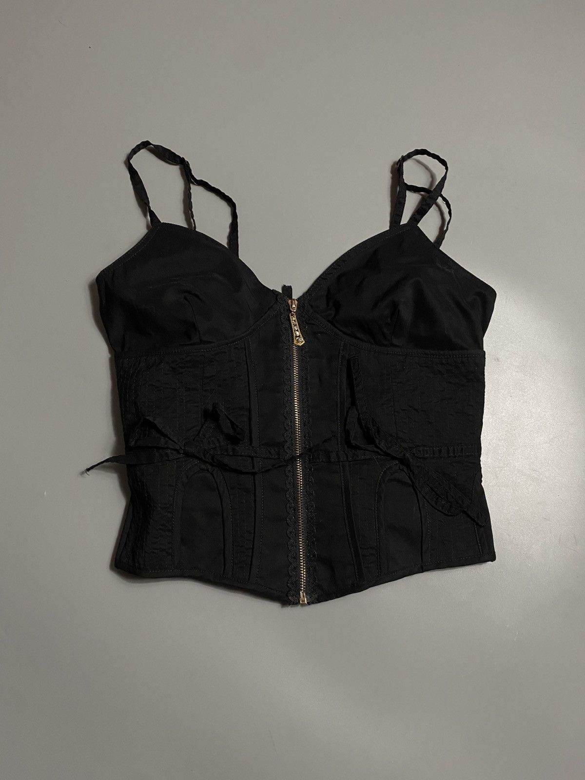 Moschino 2000s MOSCHINO VINTAGE RARE ZIP CORSET Size M / US 6-8 / IT 42-44 - 1 Thumbnail