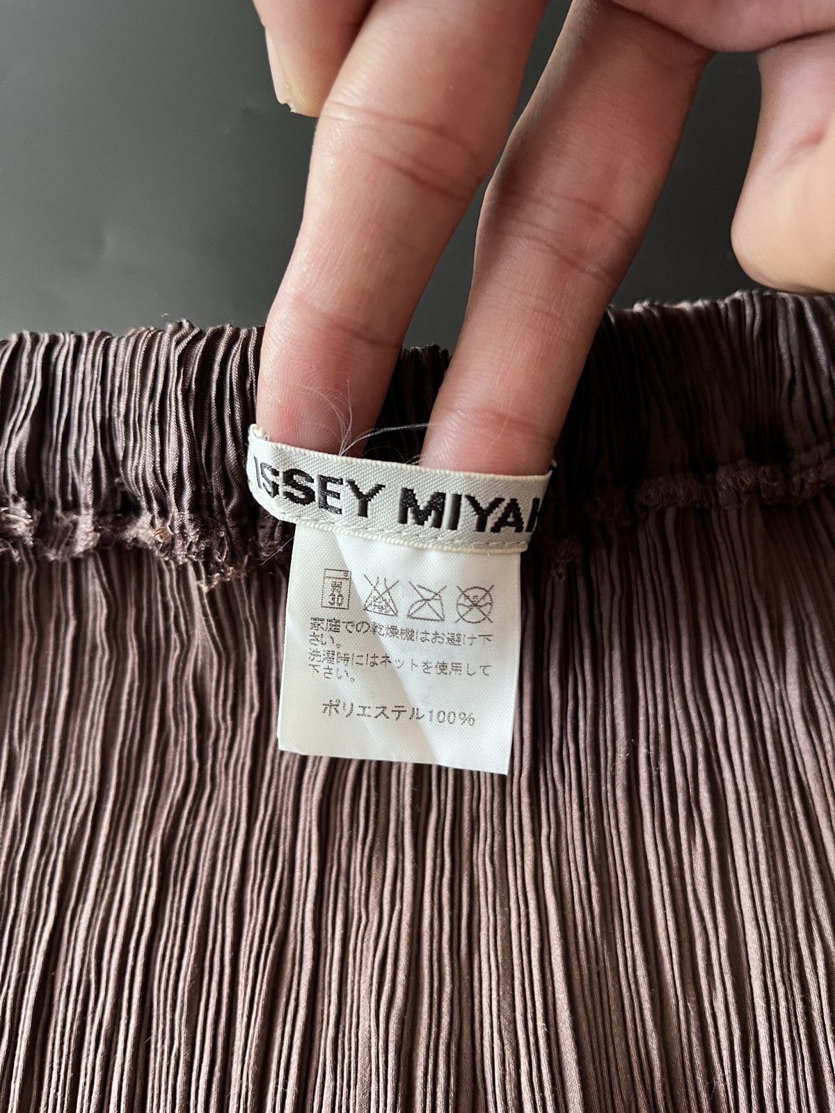 Pleats Please Issey Miyake Brown Issey miyake pleats 1990 Size 28" / US 6 / IT 42 - 8 Thumbnail