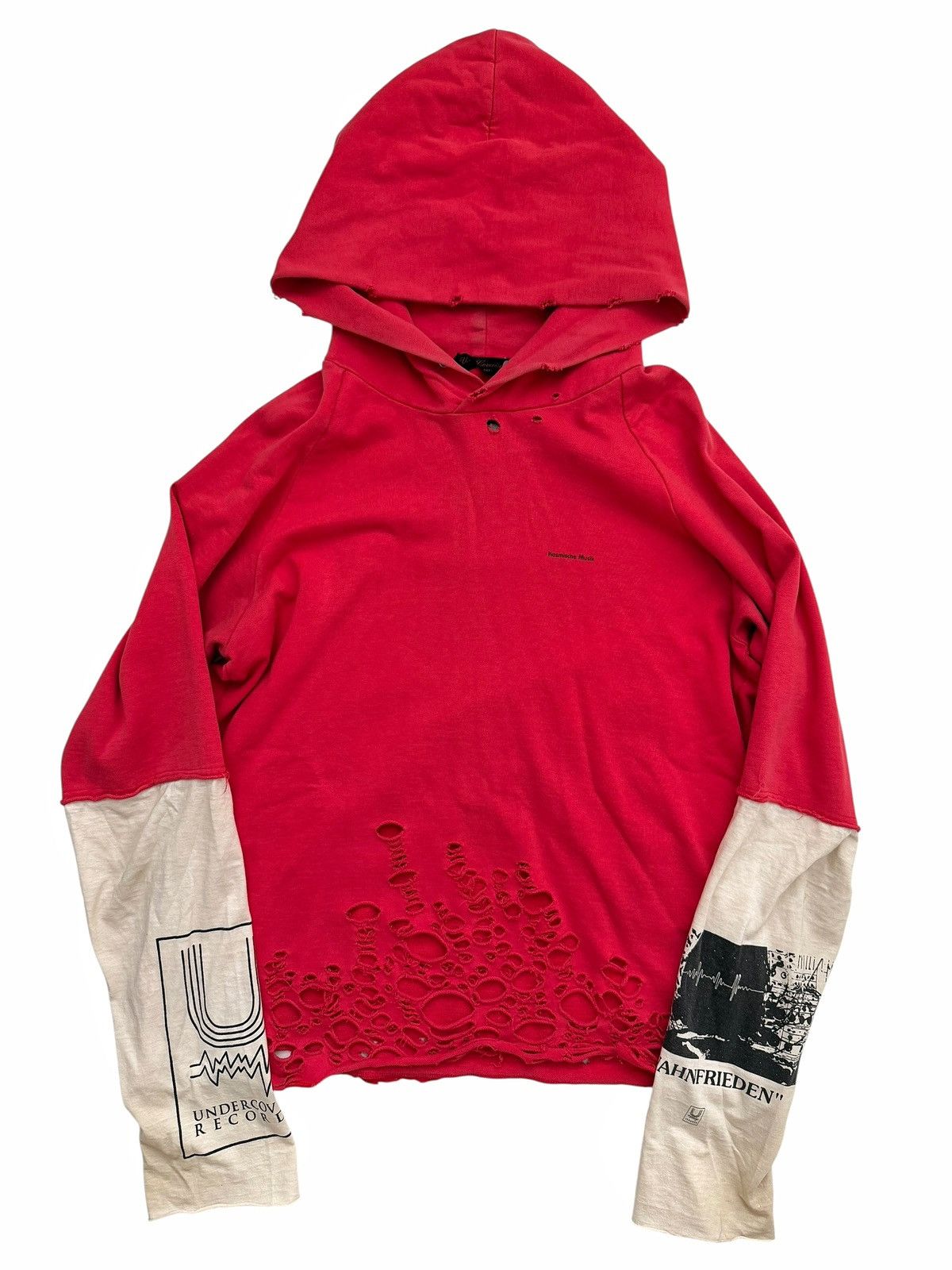 Undercover RARE 2006 “T” Wahnfrieden Klaus Distressed Hoodie Size US L / EU 52-54 / 3 - 1 Thumbnail