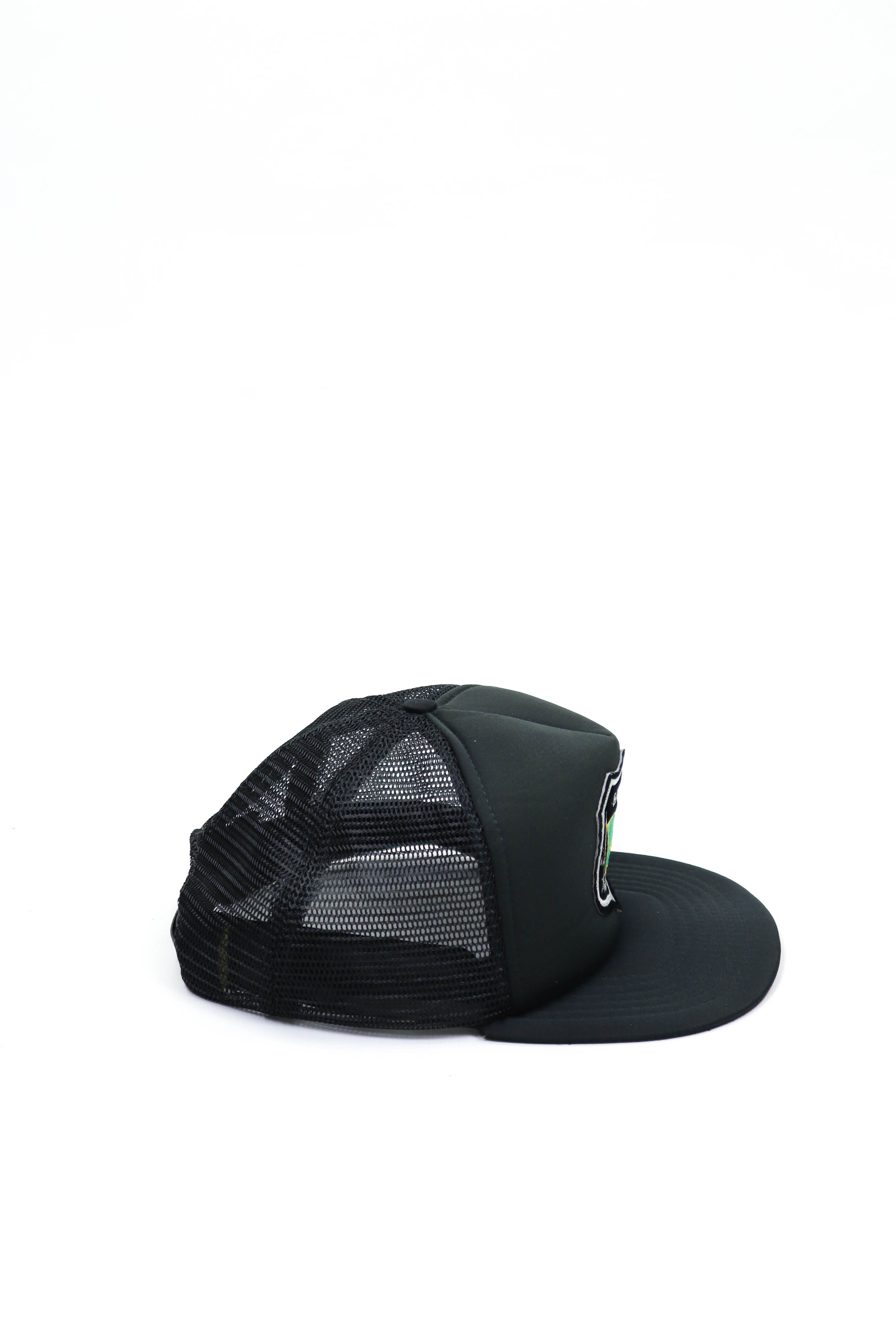 Vintage 90s Vintage Brasil Logo Black Trucker Cap Hat Size ONE SIZE - 8 Thumbnail