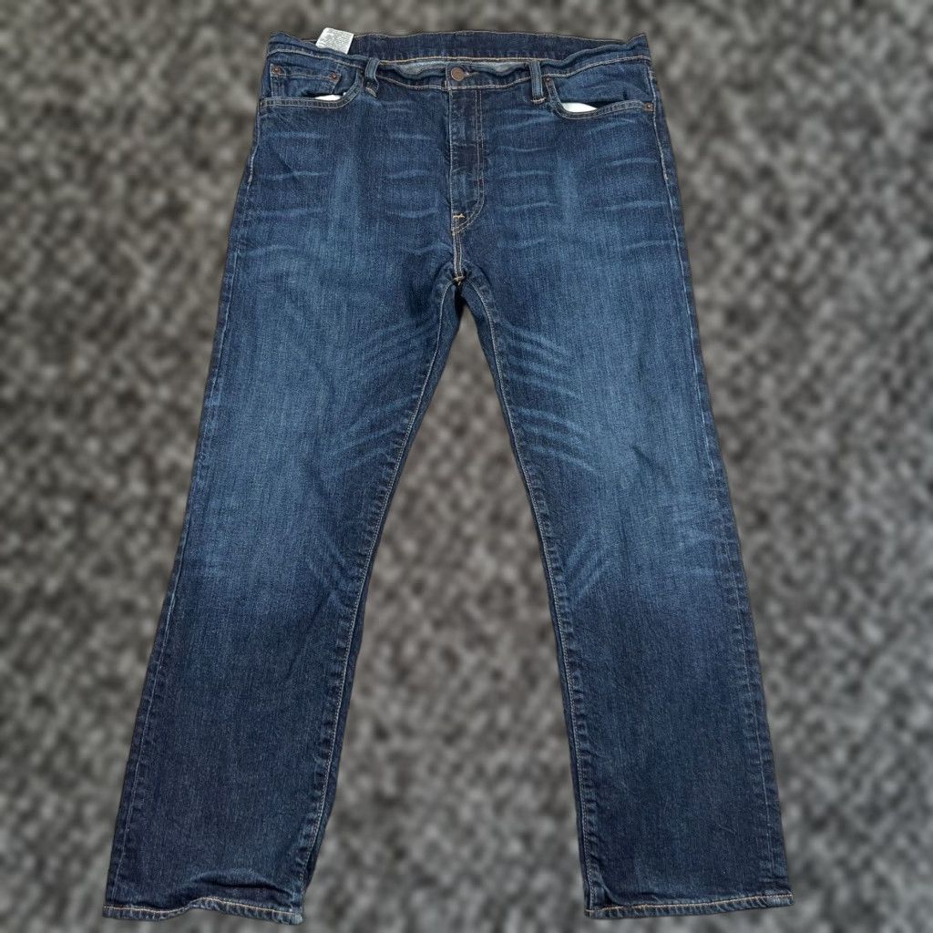 Levi's Levi's 504 Jeans Men's Regular Straight Fit 38x30 Blue Denim Size US 38 / EU 54 - 1 Thumbnail