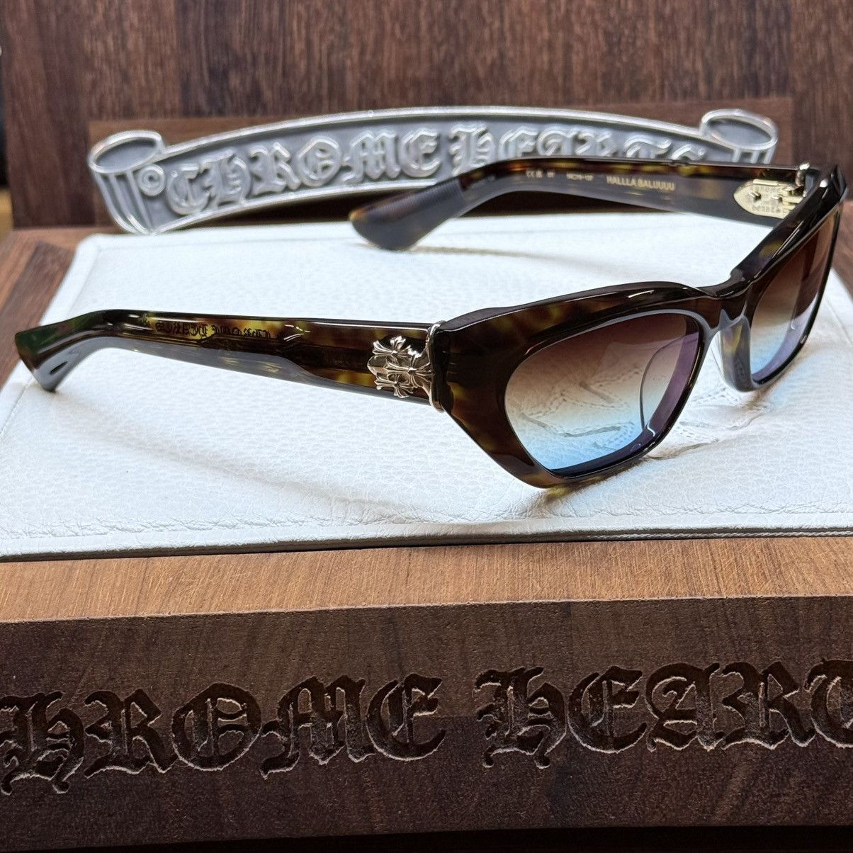 Chrome Hearts Chrome Hearts HALLLA BALUUUU 1/1 Sunglasses Size ONE SIZE - 4 Thumbnail