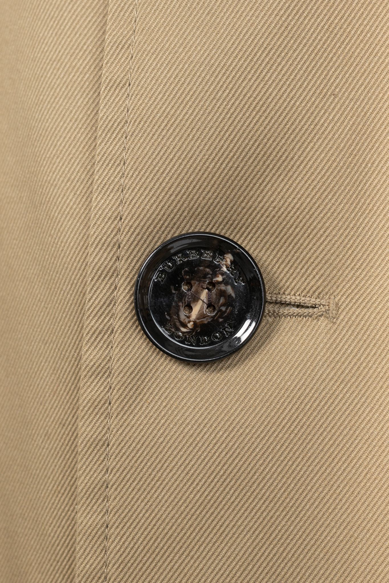 Burberry Burberry Khaki Cotton-Twill Belted Trench Coat Size US S / EU 44-46 / 1 - 10 Thumbnail