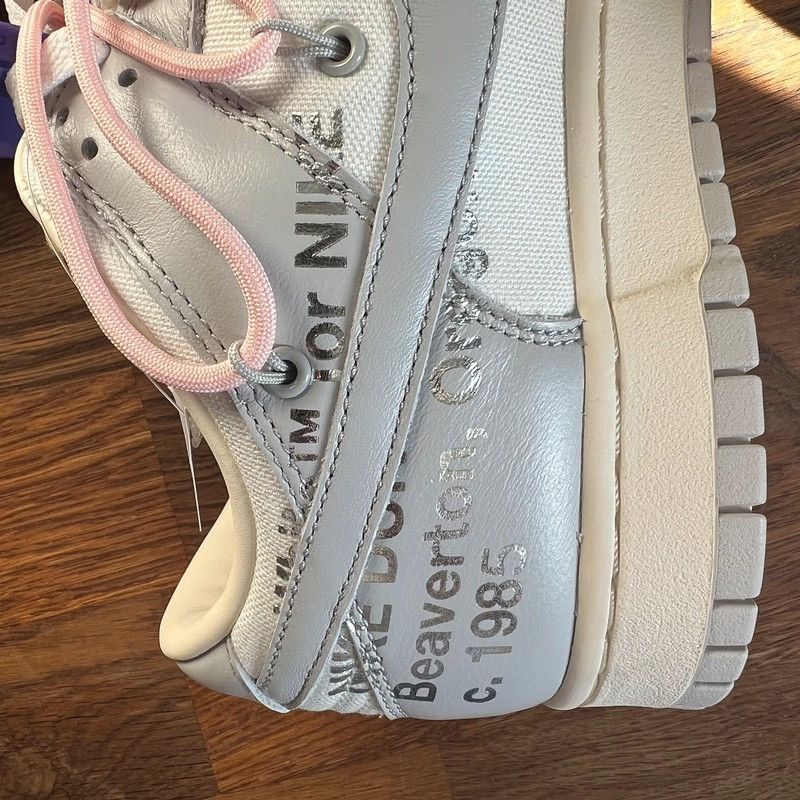 Nike × Off-White Nike Dunk Low Off-White Lot 24 Size US 12 / EU 45 - 9 Thumbnail