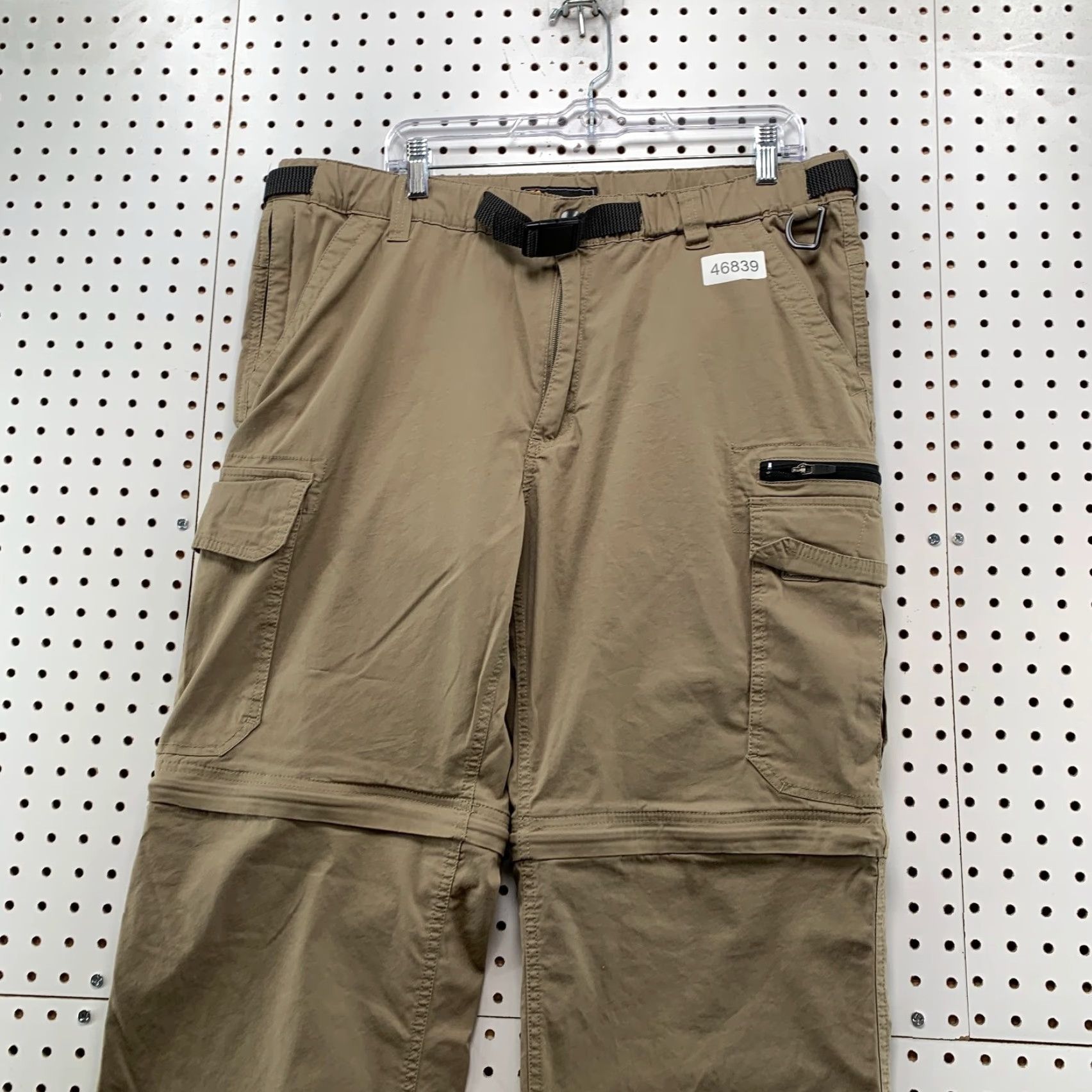 Vintage BC Clothing Convertible Cargo Pants Mens 2XL Khaki Belted Zip Hike Outdoor Skate Cargo Pants Mens 2XL Khaki Belted Zip Convertible Outdoor Skate Size US 39 - 4 Thumbnail