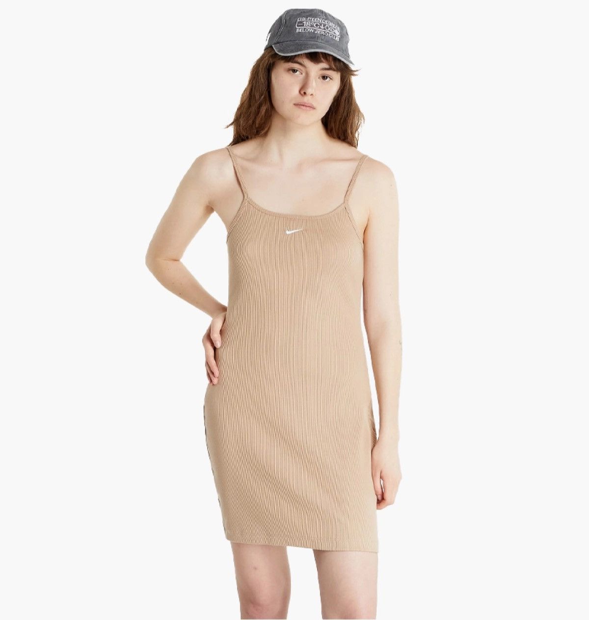 Designer × Nike Nike centre logo ribbed mini dress Size XS / US 0-2 / IT 36-38 - 2 Thumbnail