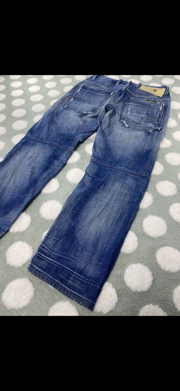 G-Star Vintage G Star Raw 3301 Steel Loose Tapered Button Fly Size US 29 - 21 Thumbnail
