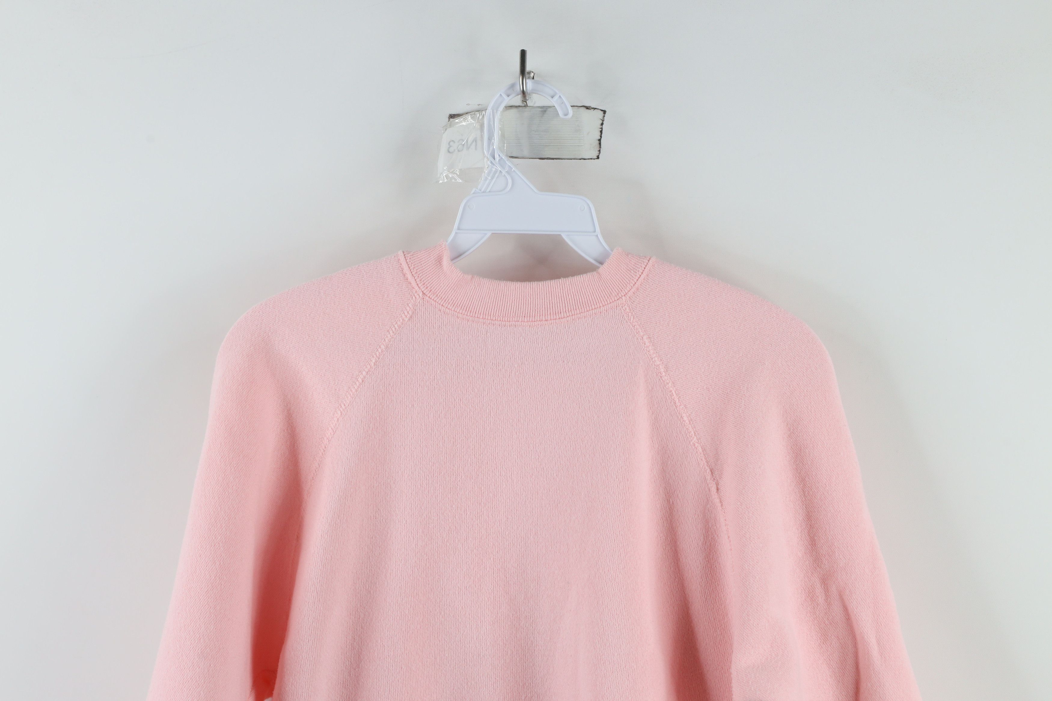 Vintage Vintage 90s Streetwear Crewneck Sweatshirt Pink USA Size S / US 4 / IT 40 - 8 Thumbnail