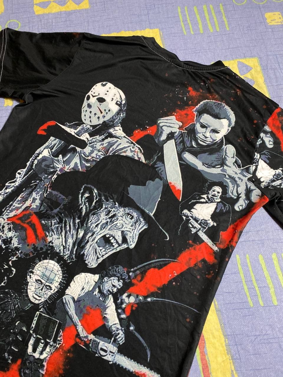 Affliction × Japanese Brand Y2K Affliction Style All Over Print T Shirt Tee Tapout Japan Size US M / EU 48-50 / 2 - 3 Thumbnail