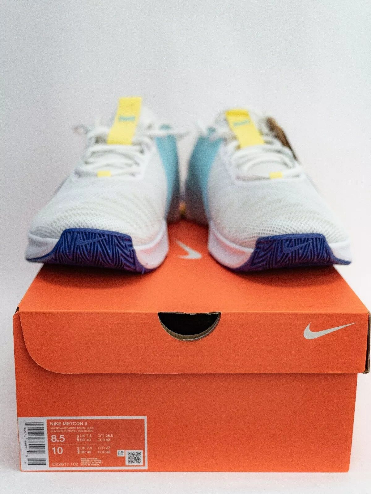 Nike Nike Metcon 9 Sneaker White Fierce Pink Royal DZ2617-102 Size US 8.5 / EU 41-42 - 2 Thumbnail