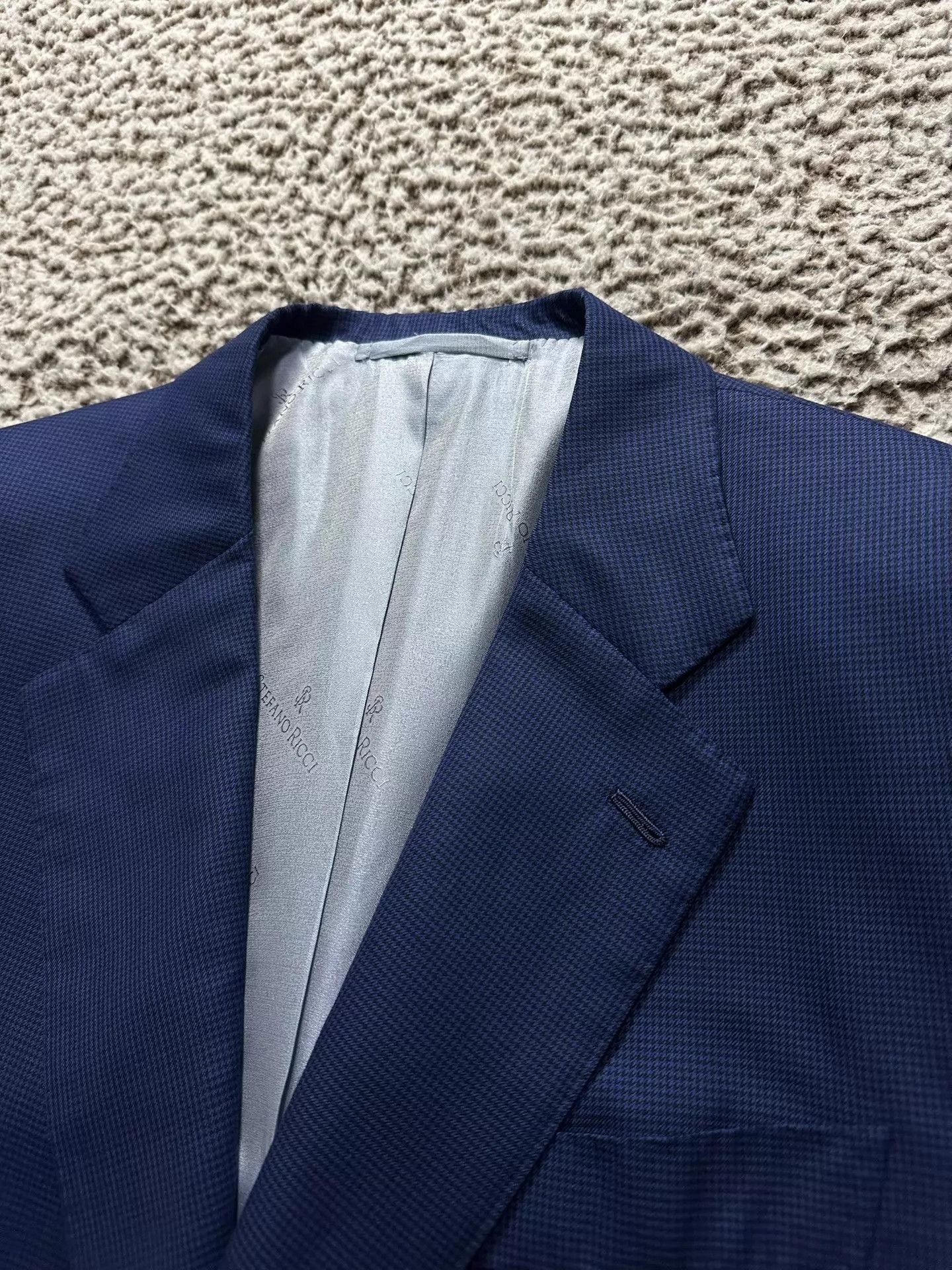 Stefano Ricci Stefano Ricci Blue Fine Wool-Blend Cashmere Blazer Size 54 Size US L / EU 52-54 / 3 - 5 Thumbnail
