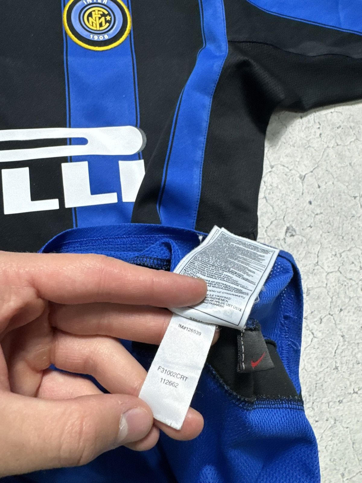 Nike Nike FC Inter Milan 2003/2004 Vintage Soccer Jersey Size US L / EU 52-54 / 3 - 9 Thumbnail