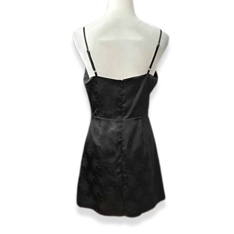 Other Bp Slip Dress Floral Jacquard Design Sleeveless Black Medium Size M / US 6-8 / IT 42-44 - 4 Thumbnail