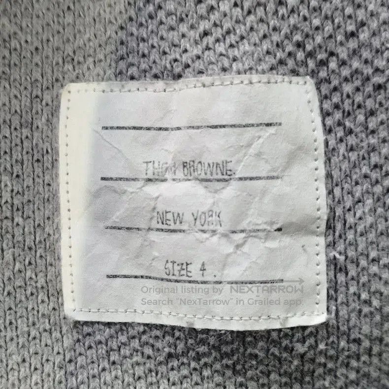 Thom Browne Thom Browne Waffle Knit Sweatshirt. Size US XXL / EU 58 / 5 - 3 Thumbnail