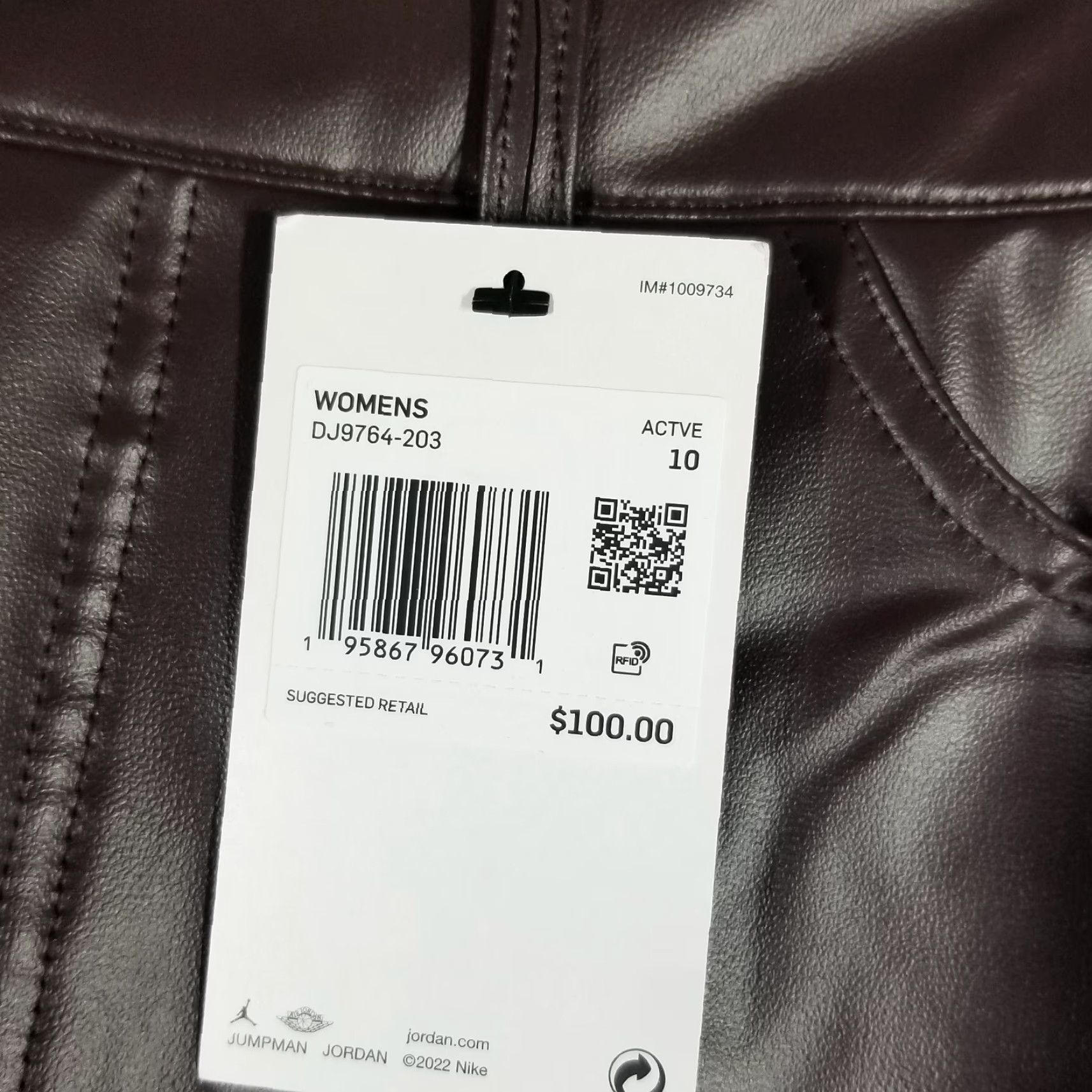 Nike Nike AIR JORDAN X MAISON CHATEAU ROUGE Brown Pants 32X28 Size 10 Unisex Adults Mens Womens Boys Girls 90s Leather Pants DJ9764-203 Size US 32 / EU 48 - 4 Thumbnail