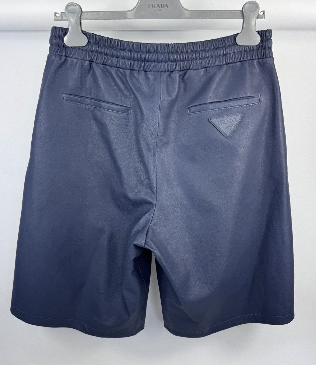 Prada PRADA LEATHER SHORTS Size US 32 / EU 48 - 2 Thumbnail