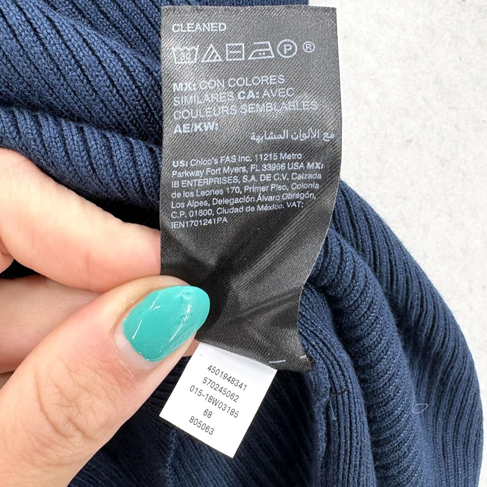 White House Black Market White House Black Market Sweater Womens Small Blue Boat Neck Knit Bow Back NWT Size S / US 4 / IT 40 - 7 Thumbnail