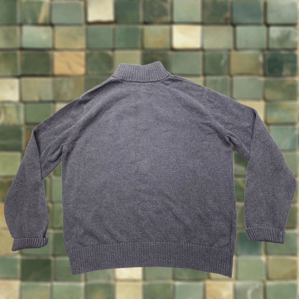 Eddie Bauer Eddie Bauer 1/4 Zip Knit Sweater Mens XL Gray Heavy 100% Cotton Outdoor Mock Neck Pullover Size US XL / EU 56 / 4 - 1 Thumbnail