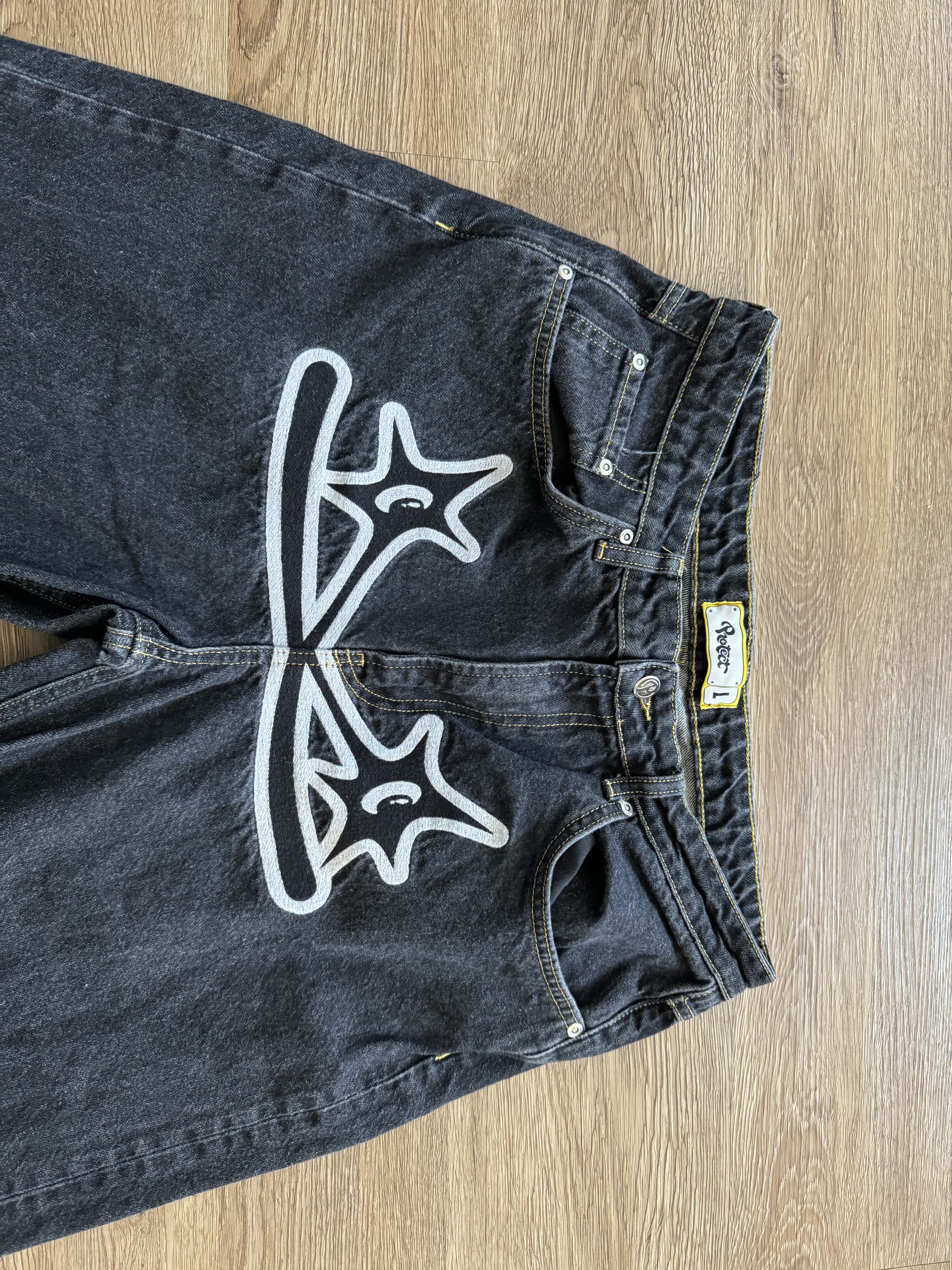Jean PROTECT Spike Denim Jeans Size US 31 - 4 Thumbnail