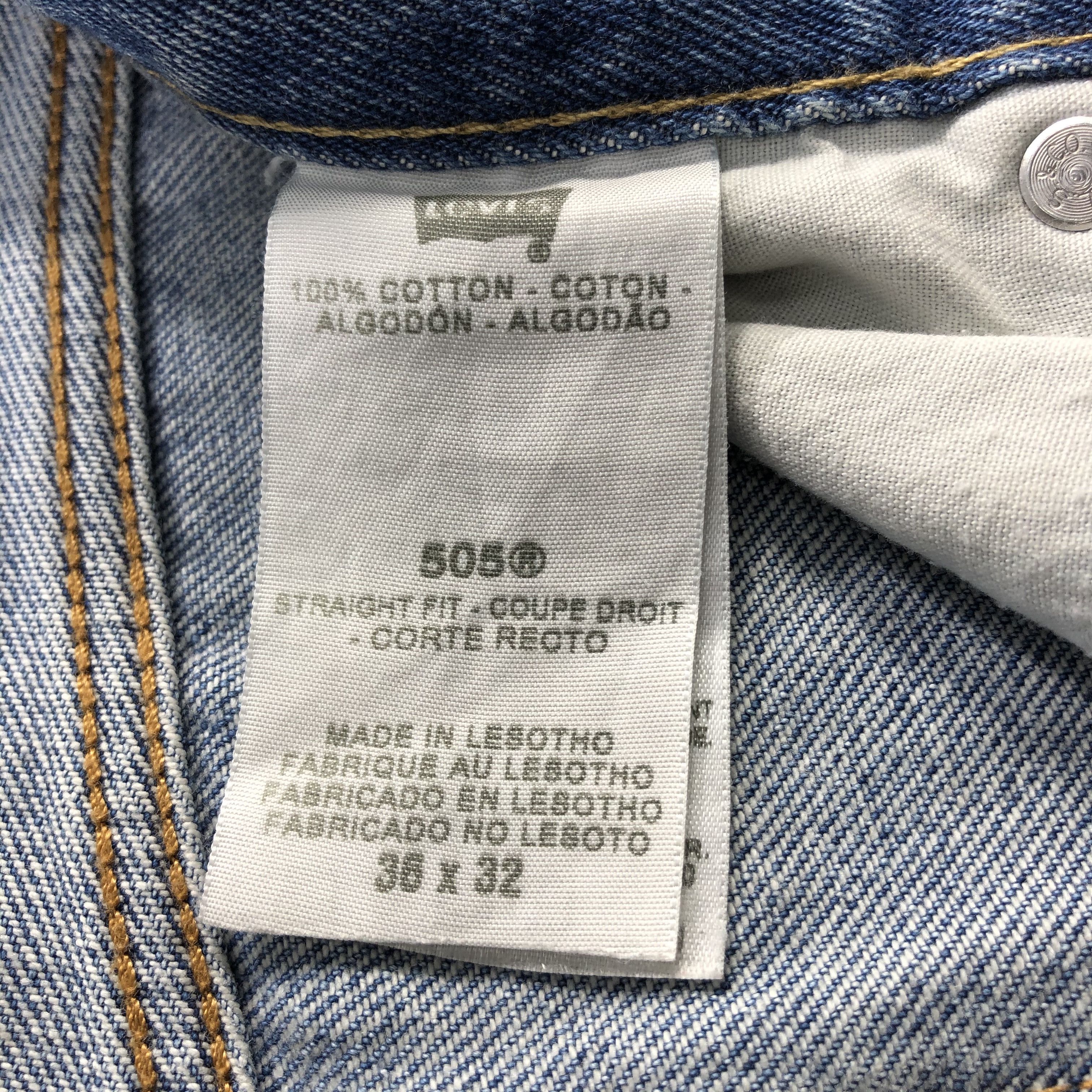 Levi's Vintage Blue Wash Levis 505 Jeans-J2129 Size US 38 / EU 54 - 10 Thumbnail