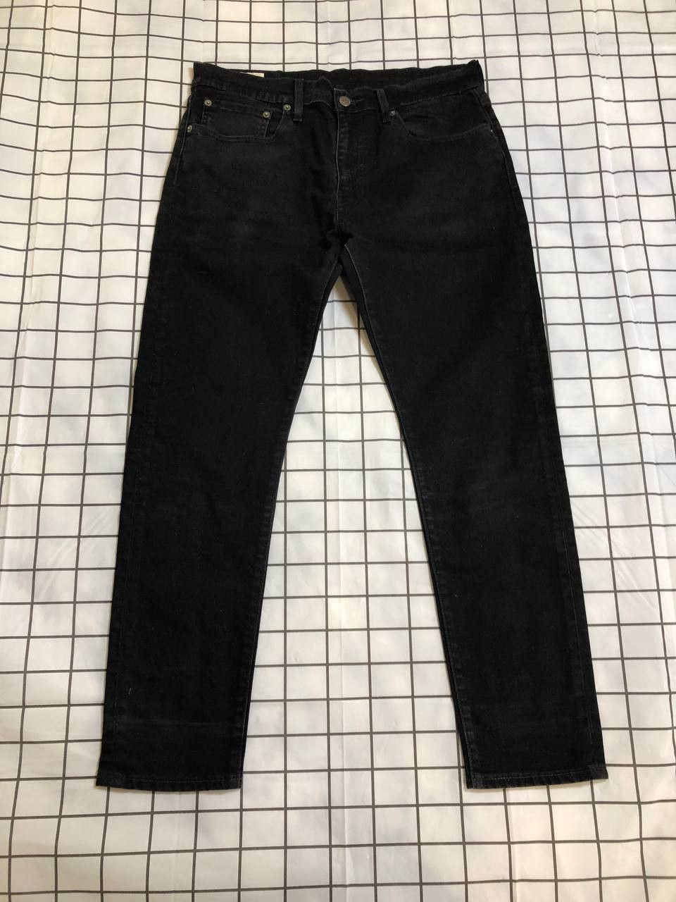 Levi's Mens LEVI STRAUSS 512 Black Stretch Denim Big E Jeans Size US 34 / EU 50 - 1 Thumbnail