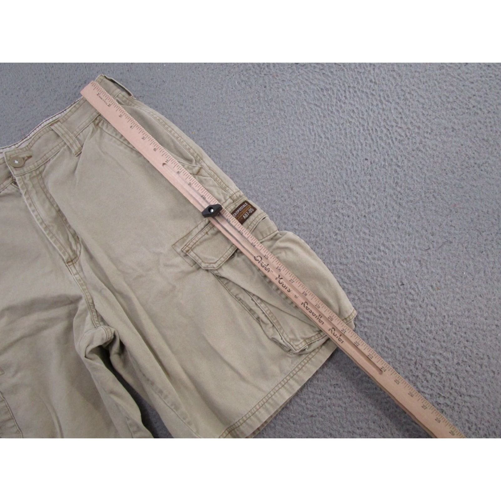 Vintage VINTAGE Aeropostale Cargo Shorts Mens Size 32 Beige Baggy Cotton Cargo Pocket Casual Summer 90s Mens Size US 32 / EU 48 - 5 Thumbnail