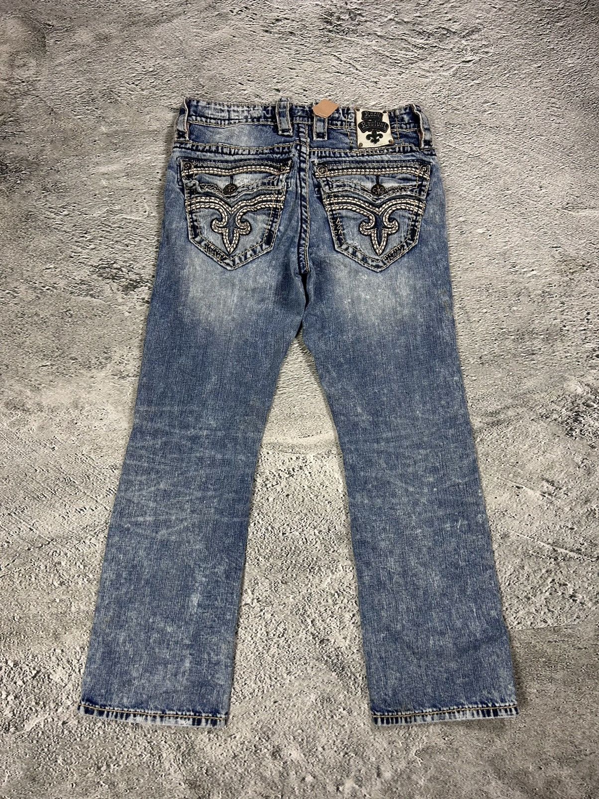 Rock Revival Rock Revival vintage blue jeans Y2K flared Size US 31 - 1 Thumbnail
