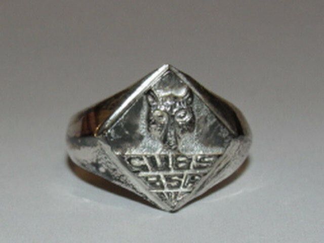Handmade Sterling Silver Cub Boy Scout Ring Size ONE SIZE - 1 Thumbnail