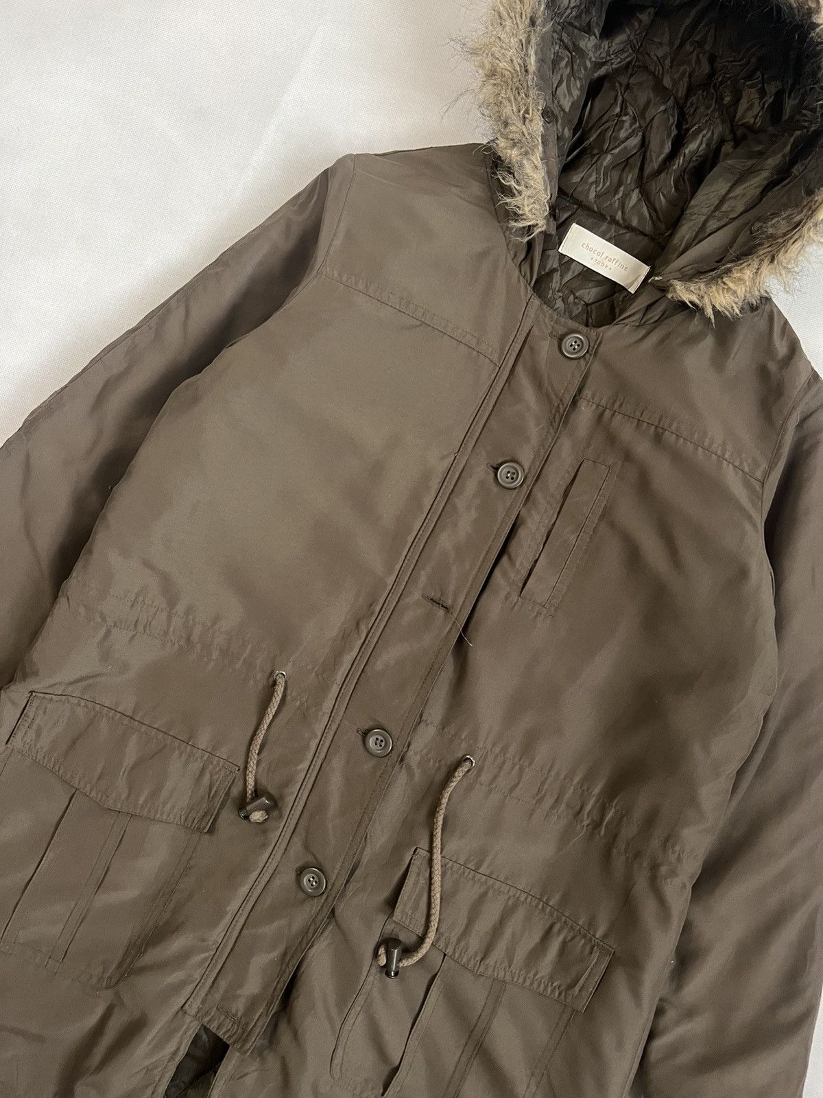 Japanese Brand Japanese Chocol Raffine Robe Racoon Fur Parkas Size US M / EU 48-50 / 2 - 4 Thumbnail