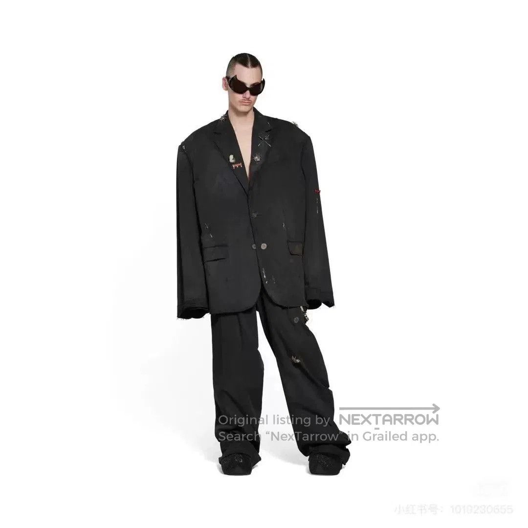 Balenciaga Balenciaga 23SS Runway Blazer Black. Size US XS / EU 42 / 0 - 5 Thumbnail